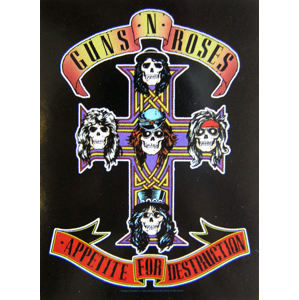 HEART ROCK Guns N' Roses Cross