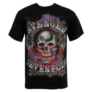 tričko metal BRAVADO EU Avenged Sevenfold Bloody Trellis Čierna viacfarebná
