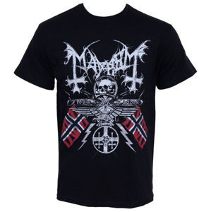 Tričko metal RAZAMATAZ Mayhem 25 Years Coat of Arms Čierna viacfarebná S