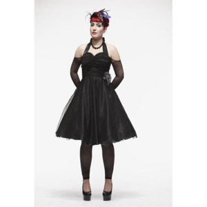 šaty dámske HELL BUNNY "Harmony Black" - 4051BLK