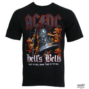 tričko pánske AC/DC "ROLLING THUNDER, Hell's Bells" LIQUID BLUE - LB31868 XXL