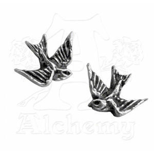 náušnice Swallow studs (pair) - ALCHEMY GOTHIC - ULFE4
