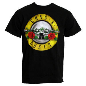 Tričko metal ROCK OFF Guns N' Roses Classic Logo Čierna S