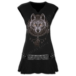 šaty dámske (top) SPIRAL - Wolf Dreams - TR 292255 XL