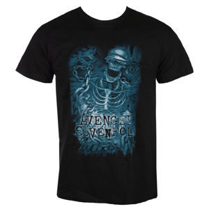 Tričko metal ROCK OFF Avenged Sevenfold Chained skeleton Čierna