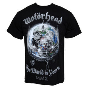 Tričko metal ROCK OFF Motörhead The World Is Your Čierna viacfarebná