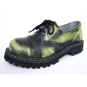 topánky kožené KMM Čierna zelená