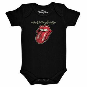 detské body Metal-Kids Rolling Stones (Classic Tongue) Čierna