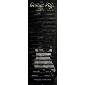 plagát Guitar - Riffs - REINDERS 15825