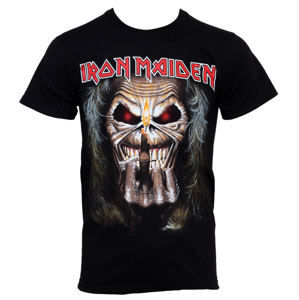 Tričko metal ROCK OFF Iron Maiden Eddie Candle Čierna XXL