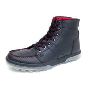topánky zimný pánske - Woodland Se - DC - BLACK-RED 42,5