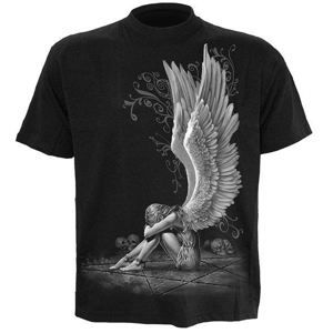 tričko SPIRAL Enslaved Angel Čierna XL
