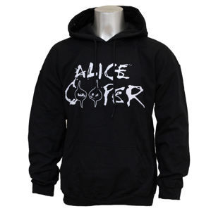 mikina s kapucňou ROCK OFF Alice Cooper Eyes Logo Čierna