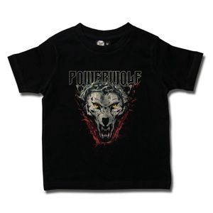 Tričko metal Metal-Kids Powerwolf (Icon Wolf) Čierna 104