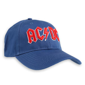 šiltovka ROCK OFF AC-DC Red Logo Mid-Blue