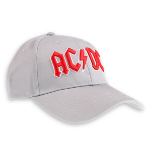 šiltovka ROCK OFF AC-DC Red Logo Grey