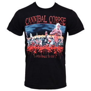 Tričko metal PLASTIC HEAD Cannibal Corpse Eaten Back To Life Čierna XXL
