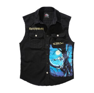 košeľa pánska bez rukávov Iron Maiden - Fear of the Dark - Vintage - BRANDIT - 61045-black