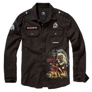 košeľa pánska Iron Maiden - Luis - BRANDIT - 61059-black