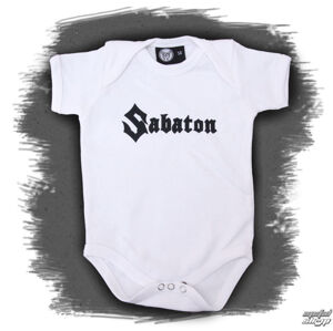 body detské Sabaton - Logo - White - Metal-Kids