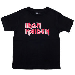 Tričko metal Metal-Kids Iron Maiden Logo Čierna
