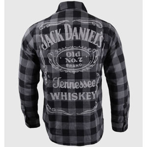 košele pánska s dlhým rukávom Jack Daniel's - Black/Grey - BIOWORLD - TS623014JDS
