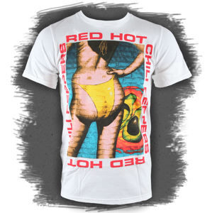 Tričko metal BRAVADO Red Hot Chili Peppers Bikini Wall biela