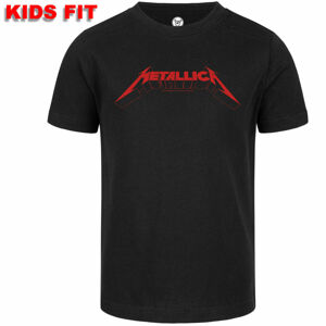 Tričko metal Metal-Kids Metallica Logo Čierna