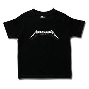 Tričko metal Metal-Kids Metallica (Logo) Čierna