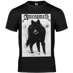 tričko hardcore AMENOMEN SNOW WOLF Čierna XXL