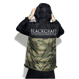bunda jarno/jesenná unisex - Staple Black on Camo - BLACK CRAFT - WB007SB M