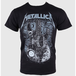 Tričko metal NNM Metallica Kirk Ouija board Guitar Čierna viacfarebná XL