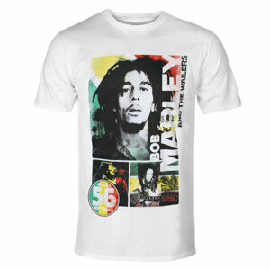 tričko pánske Bob Marley - 56 Hope Road Rasta - ROCK OFF - BMATSP21MW