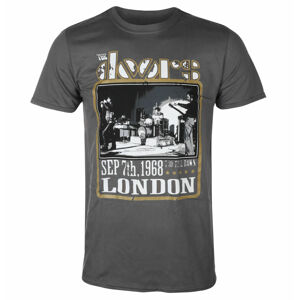 tričko pánske The Doors - Roundhouse London - Charcoal - ROCK OFF - DOTS35MC