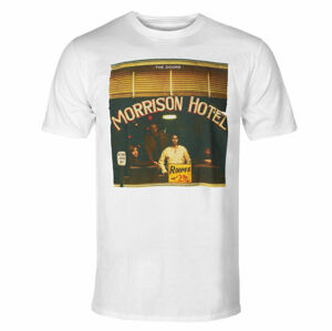 tričko pánske The Doors - Morrison Hotel - WHITE - ROCK OFF - DOTS39MW