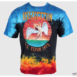 Tričko metal LIQUID BLUE Led Zeppelin Čierna viacfarebná