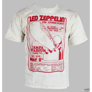 Tričko metal LIQUID BLUE Led Zeppelin In Concert biela
