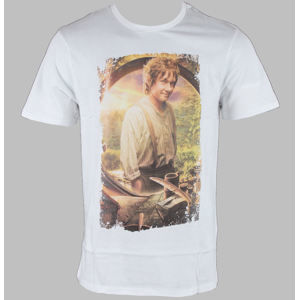 tričko filmové NNM Hobit Bilbo biela