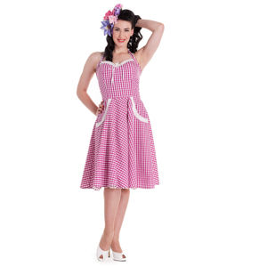 šaty dámske HELL BUNNY - Charlotte - Pink - 4226 L
