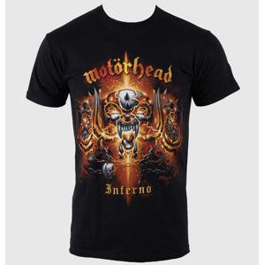 Tričko metal ROCK OFF Motörhead Inferno Čierna viacfarebná M