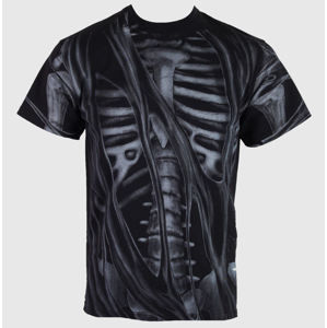 tričko ALISTAR Skeleton Čierna