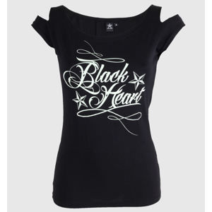 tričko street BLACK HEART Black Tag Čierna S