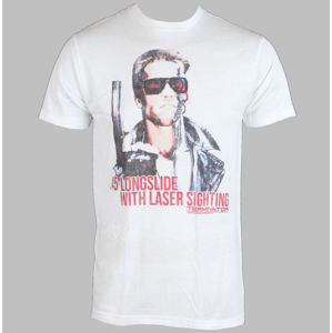 tričko filmové AMERICAN CLASSICS Terminator Laser biela S
