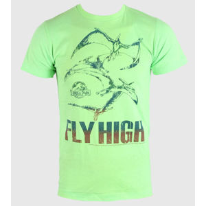tričko filmové AMERICAN CLASSICS Jurassic Park Fly High zelená S