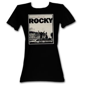 tričko filmové AMERICAN CLASSICS Rocky Million To 1 Čierna