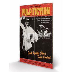 drevený obraz Pulp Fiction - Twist Contest - PYRAMID POSTERS - LW10496P