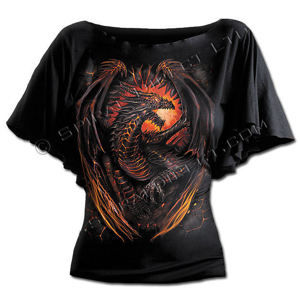 tričko SPIRAL Dragon Furnace Čierna L