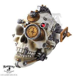 dekorácia Alchemy Gothic - Erasmus Darwin's Steam-Cerebrum Skull - V4