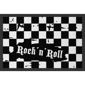rohožka Checkered - Rock'n'Roll - ROCKBITES - 100688