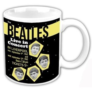 hrnček The Beatles - Live In Concert - ROCK OFF - BEAT62MUG03